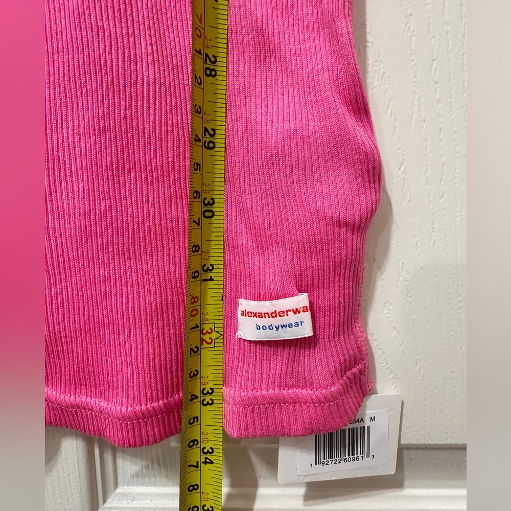 Alexander Wang Long-Sleeve Pink Bodycon Mini Dress - Picture 5 of 6